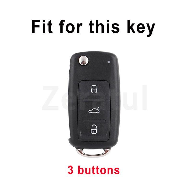 Для Volkswagen Vw Skoda Octavia Seat Leon Altea Polo Golf Passat Tiguan Beetle Caddy T5 Up Eos Чехол для ключа автомобиля Брелок