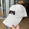 Осень и зима новая вельветовая теплая кепка мужская вышивка LOVE парная универсальная для лица маленькая бейсболка детская