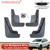 TONLINKER Car Mudguard For BYD YUAN EV PRO 2022 Front Rear Mudguards Splash Guards Fender Mudflaps 4Pcs