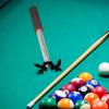Pool Cue Bridge Billiards Rod Rack Practical Retractable Snooker with Head for