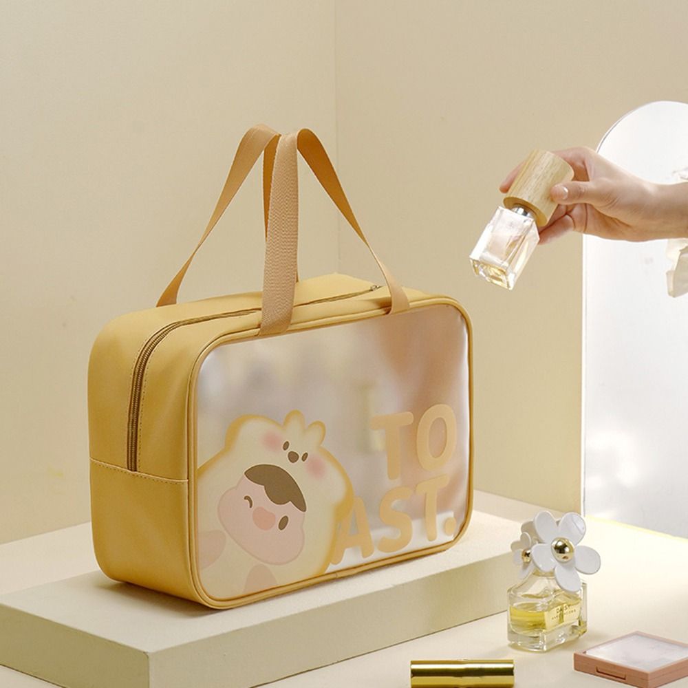 Large Capacity Travel Makeup Case Waterproof Cosmetics Storage Bag Simple Wash Bag for Home