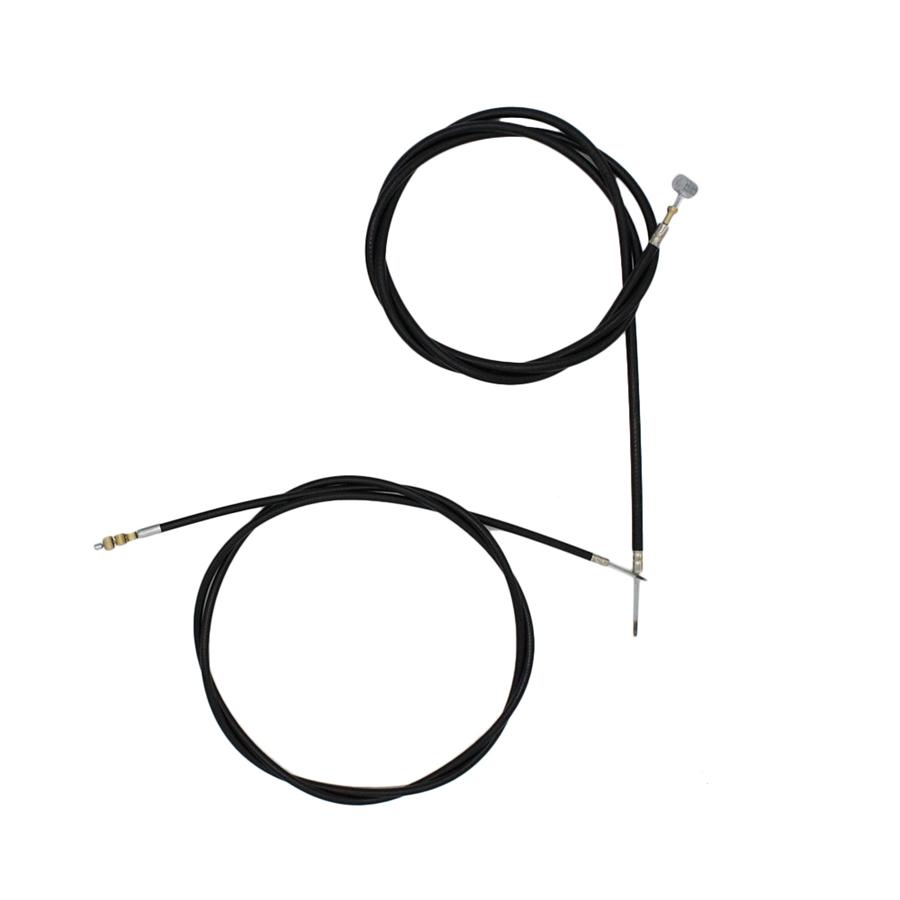 3x Universal Cable Kit Clutch Brake Throttle Wire Set For Motorcycle Restoration