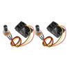 PC Fan Controller Cooling Fan Hub 12V 2 Pieces 4 Pin Fan Splitter Widely Compatible Small 4 Pin Pin/3