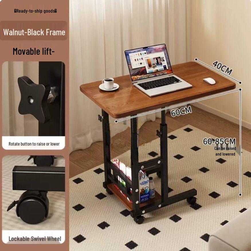 Регулируемый переносной прикроватный столик: Передвижной письменный стол для общежитий