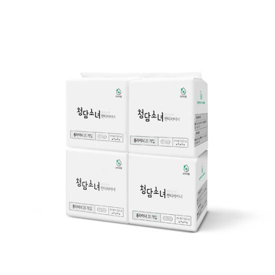 Гигиенические прокладки для девочек Cheongdam, 20 шт. x 4 шт., специальная цена