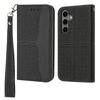 For Samsung Galaxy S25+ Case Woven Texture PU Leather Wallet Phone Cover