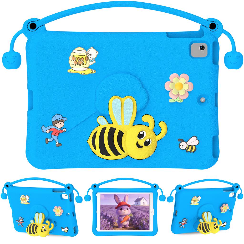 EVA Case For iPad 9.7-inch (2018) / (2017) / Pro 9.7 inch (2016) / Air 2 / Air (2013) Bee Style Kickstand Tablet Cover with Carry Handle