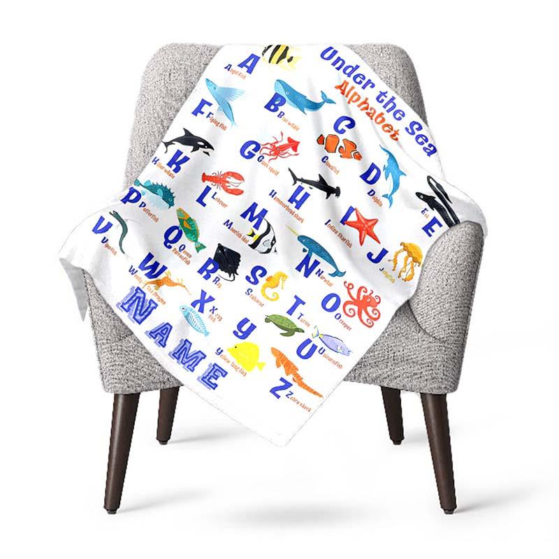 Learn About Animals Customize Your Name Blanket Warm Comfortable And Soft Blankets Are Suitable For Home Chairs Office Sofas Sofas Office Camping And