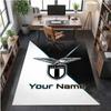 Crystal Velvet Rug Lazio FC Print Custom Name Text Floor Mat Home Decor