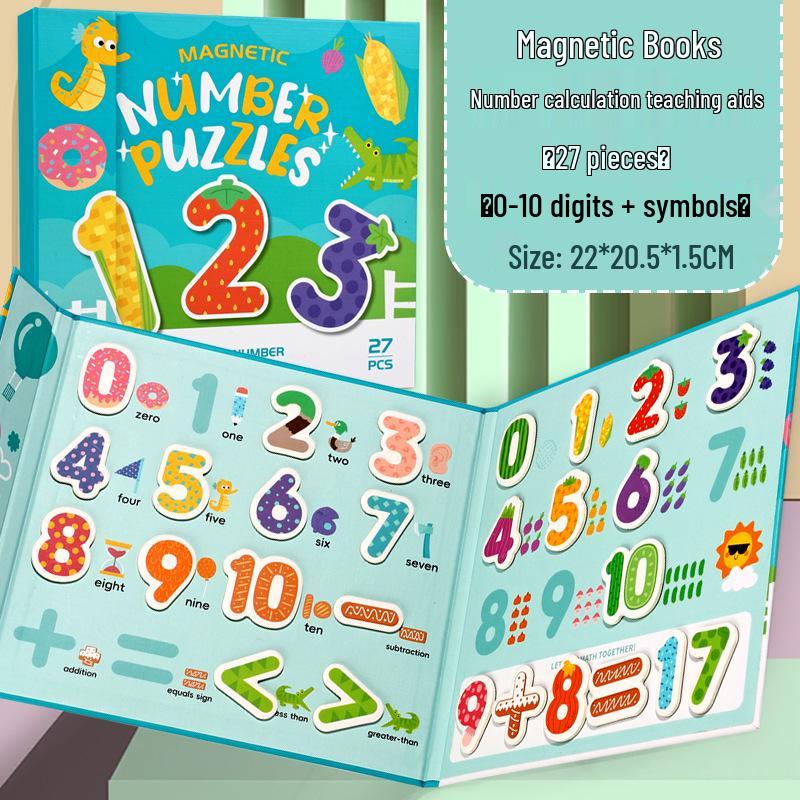 Magnetic Fraction Discs Set for Third Grade - Teach Numerator, Denominator, Addition & Subtraction in Elementary Math