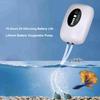 Aquarium Air Pump USB Rechargeable Oxygen Pump Fish Tank Bubbler High Capacity 4800mAh Lithium Battery Quiet