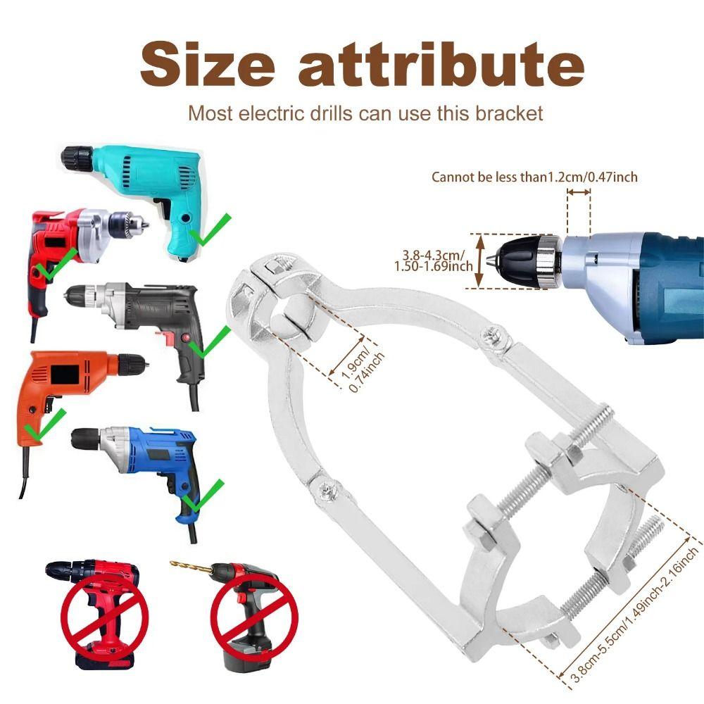 Регулируемый зажим Квадратное отверстие Сверло Фиксирующий кронштейн Пазовальная насадка Сверла для квадратных отверстий