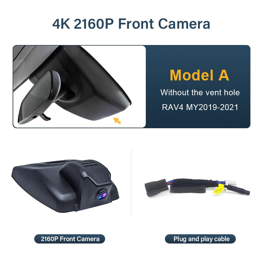 Для Toyota Rav4 XA50 XA40 XU80 4K HD Dash Cam для автомобильной камеры видеорегистратора Dashcam WIFI Car Dvr записывающие устройства аксессуары