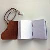 Комбинированный кожаный дневник ручной работы из нелинейчатой ​​бумаги, дневник для женщин и мужчин, дорожный блокнот для письма