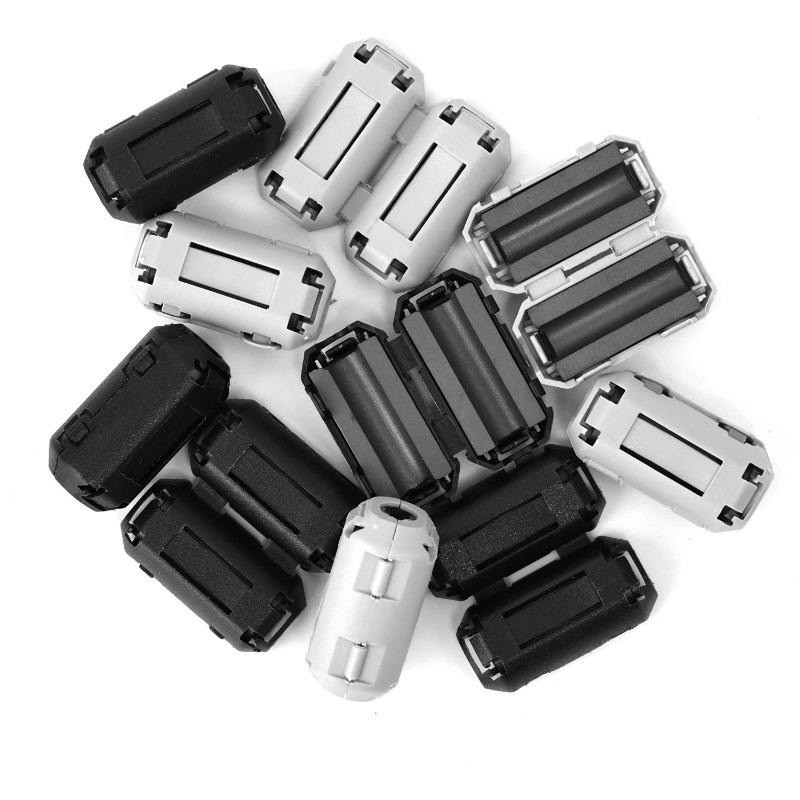 1/30Pcs Noise Filter Magnetic Clip Noise Suppressor Filter Ring Cable Clamp for Suppressor Powerline Power Cord Magnetic Ring