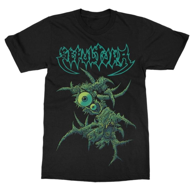 Hot SEPULTURA Band's Dark and Chaotic Speed Metal Rock Short-sleeved American Loose-fit Shirt By An International Fashion Brand
