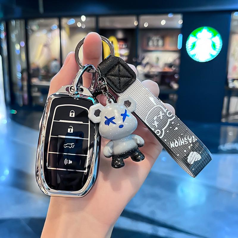 Чехол для ключа Toyota, совместимый с Camry, Avalon, Highlander, RAV4, Rongfang, Levin, Prado