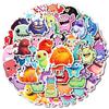 New 50 Cute Little Monsters Without Repeating Waterproof Stickers for Children's Reward Stickers