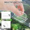 4/8Pcs Acrylic Aquarium Lid Handles Transparent Fish Tank Lid Handle Adhesive Glass Lid Handle Replacement Aquarium Accessories