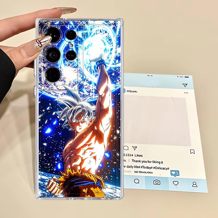 Чехол Dragon Ball Goku для Samsung Galaxy S25 Edge S24 Note 20 Ultra 10 S21 S23 Ultra S20 Plus S26 S22 FE Чехол для телефона