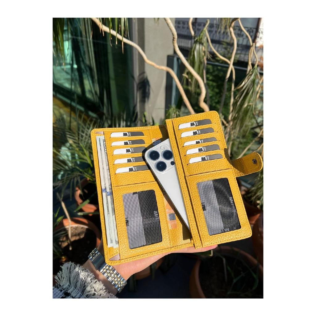 Кошелек унисекс из натуральной кожи Twist 2323 с отделением для телефона