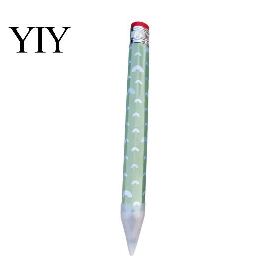 Jumbo Novelty Pencil Giant Pencil, Extra Large Writable with Colorful Pattern Printed, Oversized for School Office Supplies Pink And White