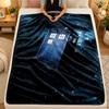 Flannel BlanketDoctor Who Warm Soft Throw Blanket for Indoor Sofa Bed Living Room Use