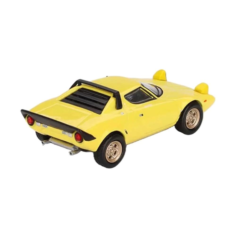 MINI GT 1/64 Lancia Stratos HF Stradale Желтый Fly Yellow (Левый руль) Готовый продукт