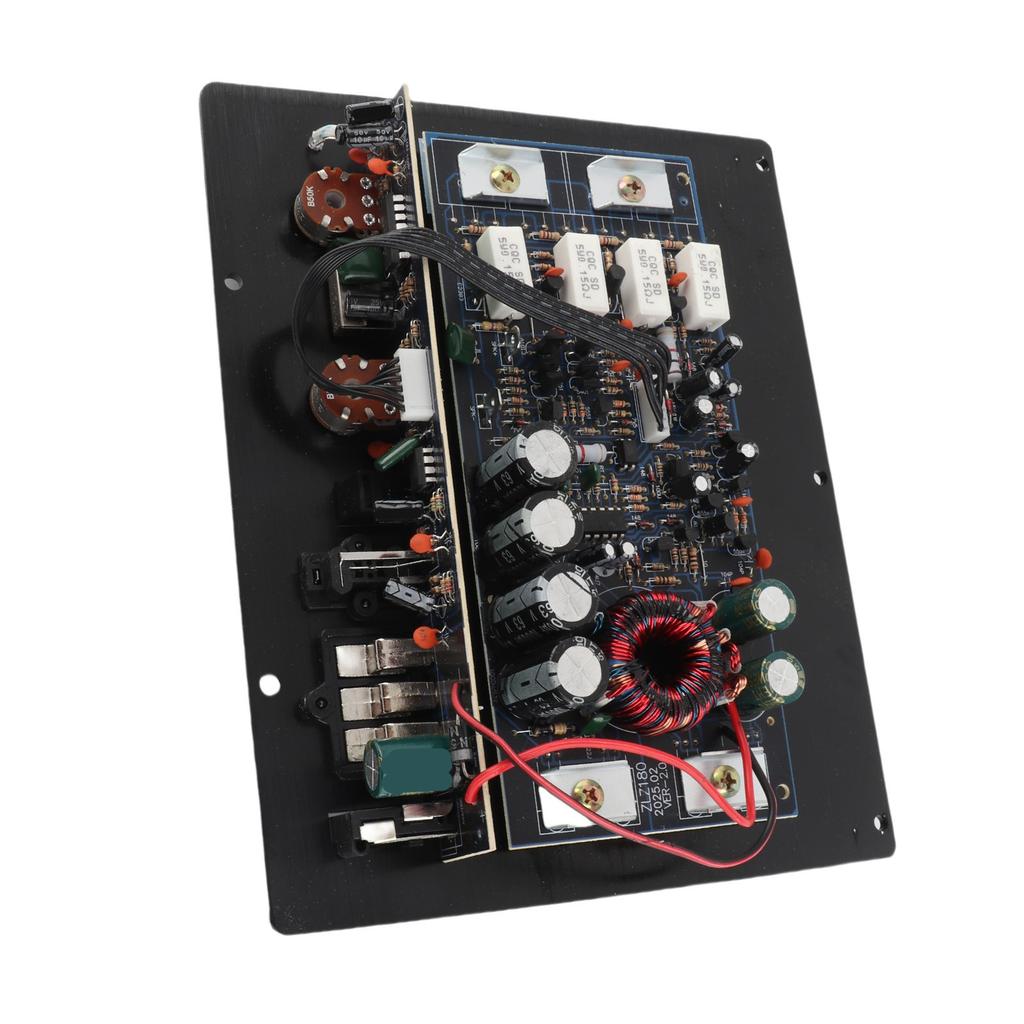 Black 12V Car Amplifier 1000W Car Audio Subwoofer Power Amplifier Multi Protection for Automobile