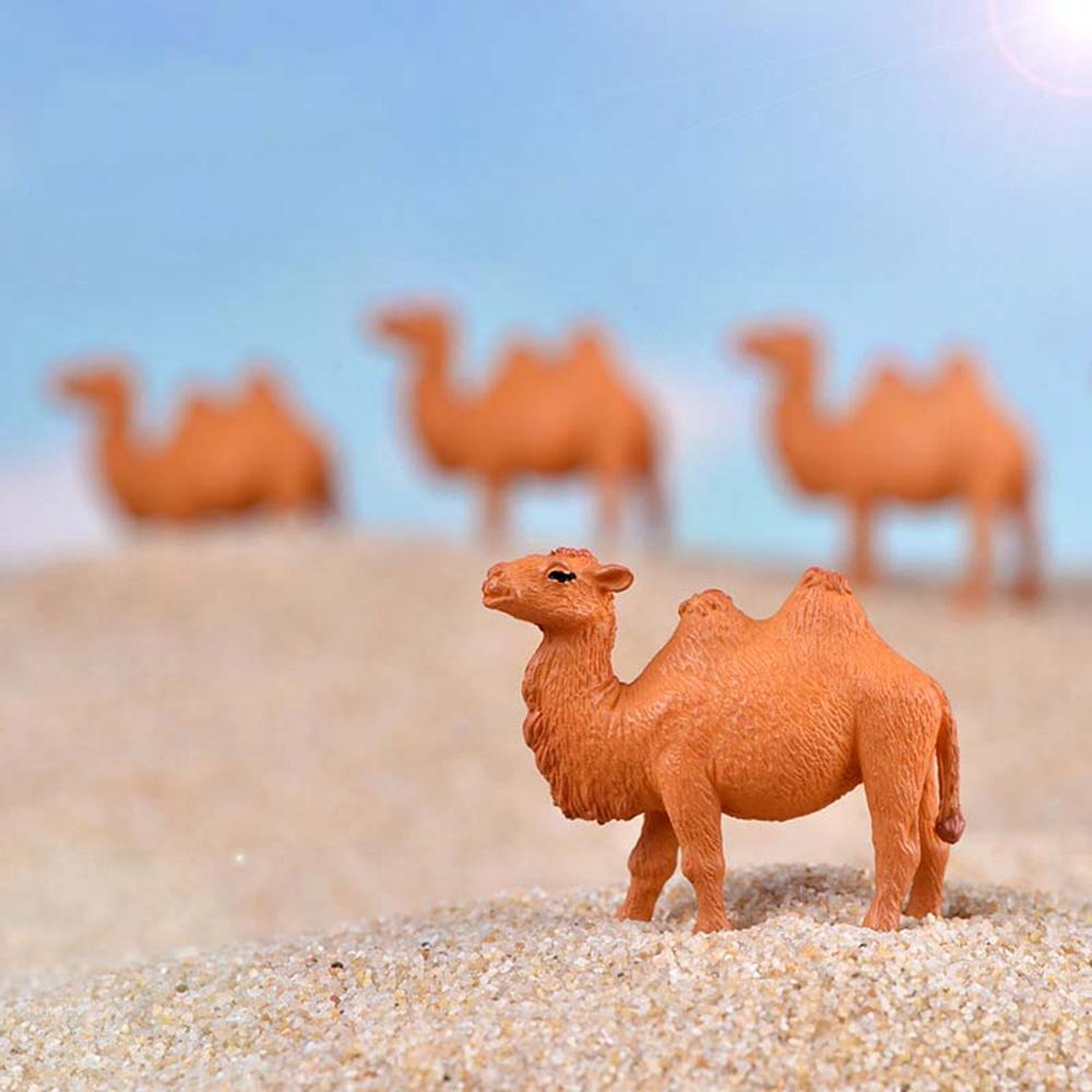 2/6/10pcs Desert Ornament Model Camel Fairy Garden Home Decoration Miniature Figurines