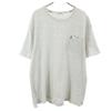 Short Sleeve V-neck Waffle T-shirt L Gray Pour Homme Men's Used