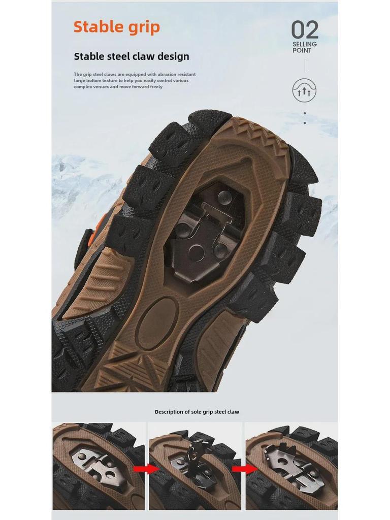 Зимние ботинки для мальчиков и подростков - 4 цвета, большие, с хлопковой подкладкой