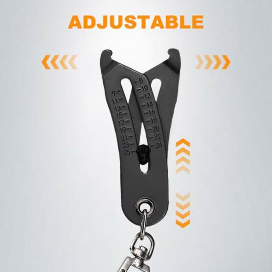 1 шт/2 шт портативный брелок для проверки размера резьбы подвеска металлический болт и гайка