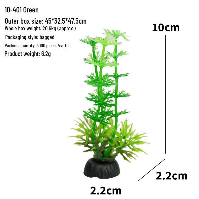 Aquarium Decor: Artificial Plants & Flowers for Fish Tank Landscaping (10-4 Series)