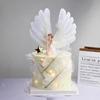 1pcs Angel Wing Cake Topper Decoration For Mother's Day Anniversary Birthday Party Wedding Baby Shower Birthday Party Favors