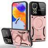 Armor Stand Holder Glass Lens Protection Cover For Redmi Note 11 11S Magsafe Wireless Charge Magnetic Cover For Redmi Note11 Pro