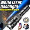 60W High-power LED Flashlight with Built-in Battery, High-power Fire Light, Camping and Fishing Long-distance Flashlight