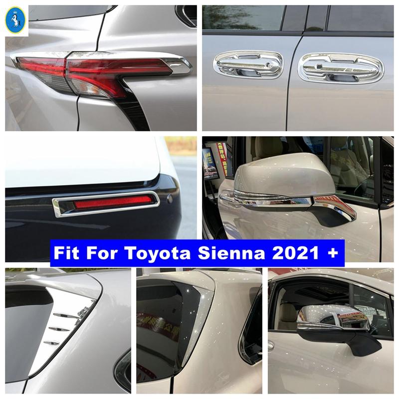 Для Toyota Sienna - 2025 Накладка на ручку двери / Зеркало заднего вида / Передние и задние противотуманные фары / Накладка на дворник ABS Аксессуары