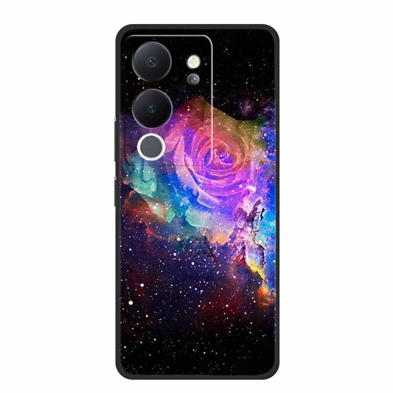 Phone Case For Vivo V30 Lite 5G Back Cover Case Shockproof Black Silicone Soft Funda For Vivo V30 Lite Case V 30 Lite Coque Capa