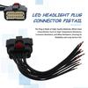 16-Pin LED Headlight Connector Plug Harness for 2015- Dodge Challenger