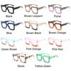 Oversized Anti-Blue Light Glasses Square Female Eyeglasses Vintage Computer Eyewear  for Women