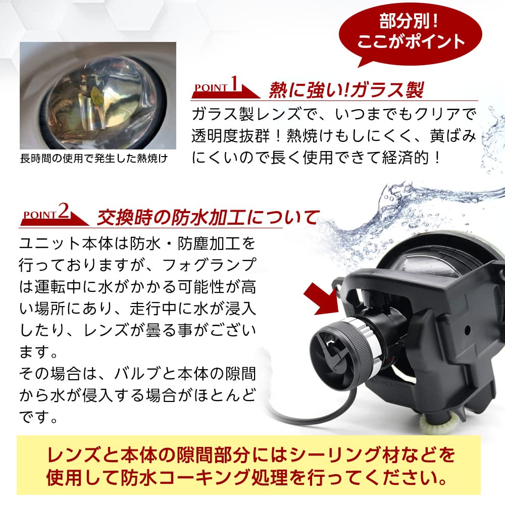 Harrier 60 Series ASU60 ASU65 ZSU60 ZSU60 ZSU65 AVU65 Fog Lamp, Glass Lens Unit,