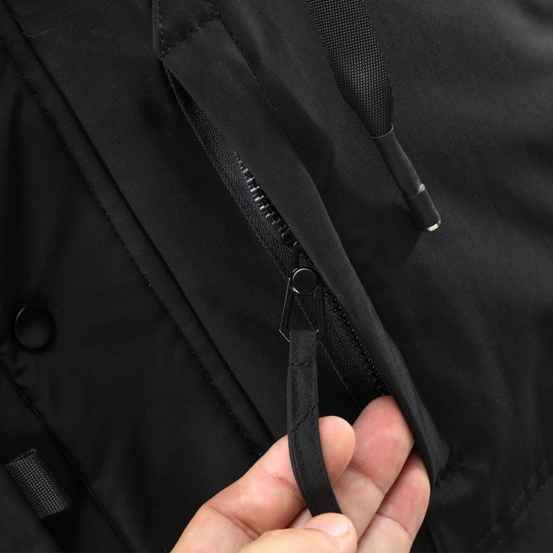 Плюс размер L-7XL зимняя мужская куртка без рукавов с капюшоном повседневный толстый теплый жилет для верхней одежды