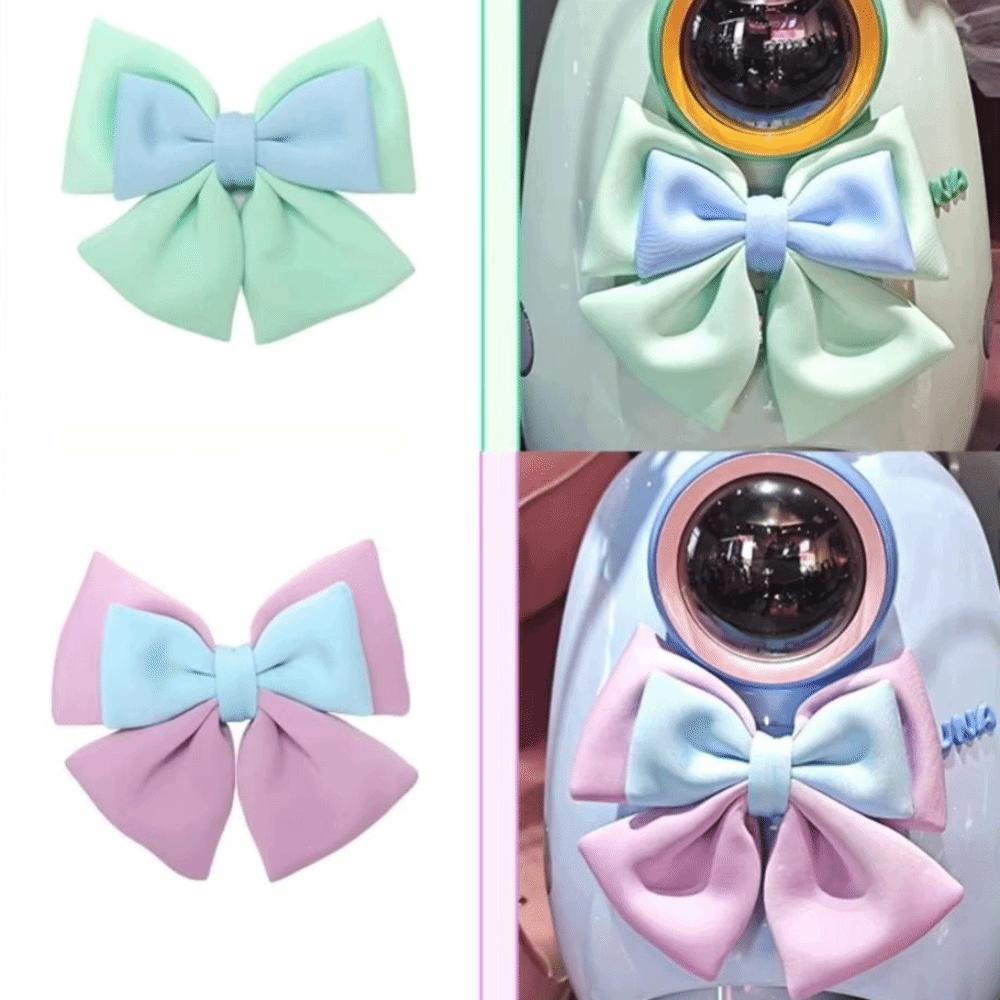 Vehicle Decoration Electric Bicycle Bowknot Universal Motorcycle Helmet Decor Cycling