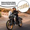 Motorcycle Wheel Weights Reusable Motorbike Spoke Refill Replacement Tool Balance Weight Refill Kit For Home Garage Outdoor