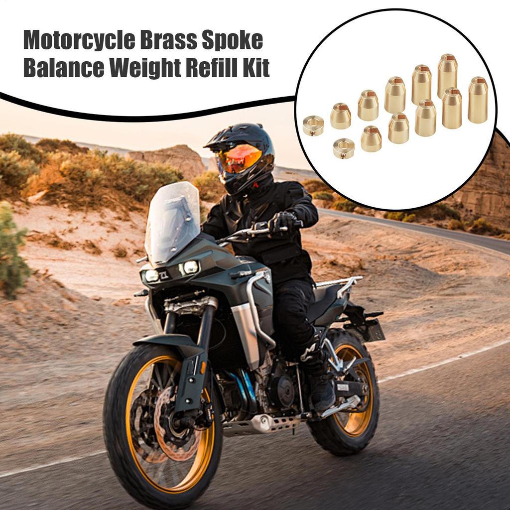 Motorcycle Wheel Weights Reusable Motorbike Spoke Refill Replacement Tool Balance Weight Refill Kit For Home Garage Outdoor