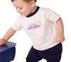 Petit Bateau Футболка с коротким рукавом A0EH6 12 месяцев 74 см Молочно-белый