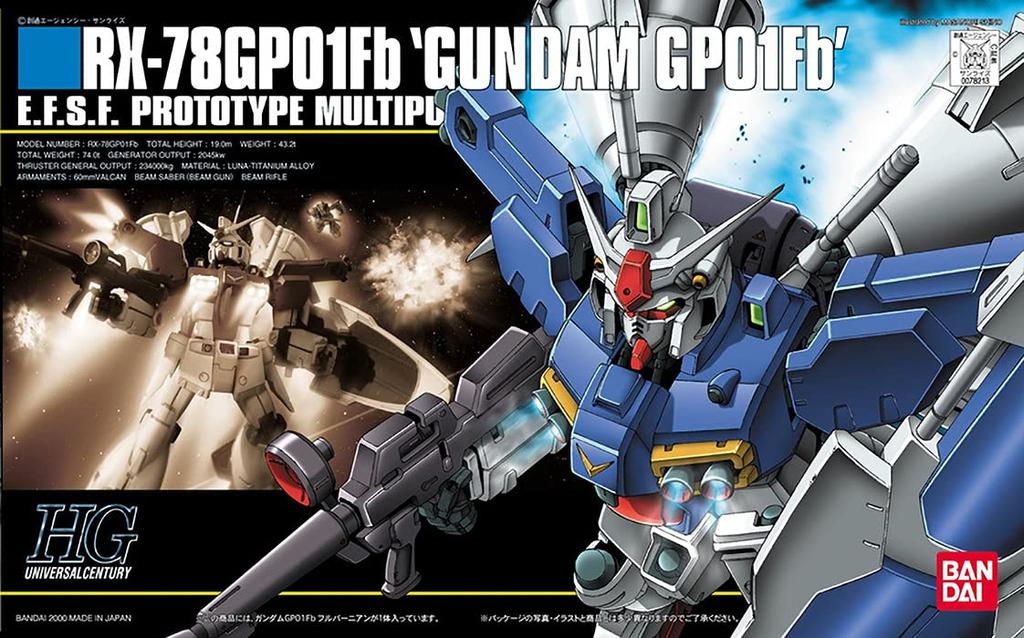 HGUC Gundam GP01Fb Full Burnian Suit Gundam 0083 STARDUST 1/144 RX-78GP01Fb (Mobile MEMORY)