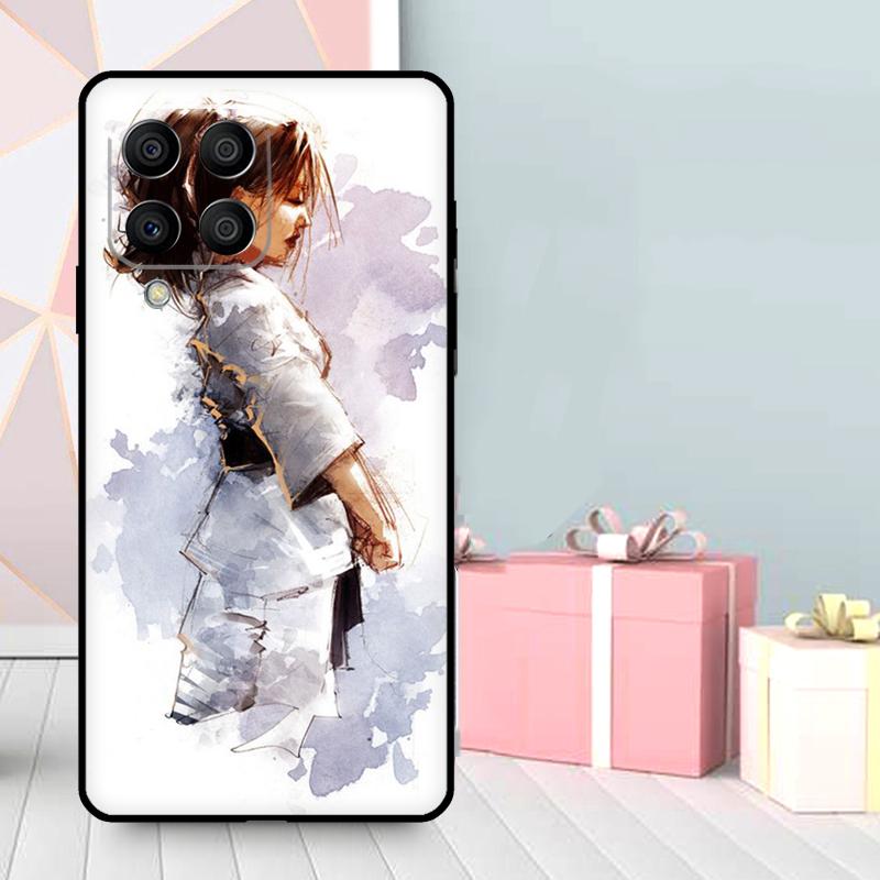 Kung Fu Karate Taekwondo Martial Case For Samsung Galaxy M36 M12 M52 M06 M16 M56 M33 M15 M55 M31 M13 M14 M53 M32 M35 M34 M54