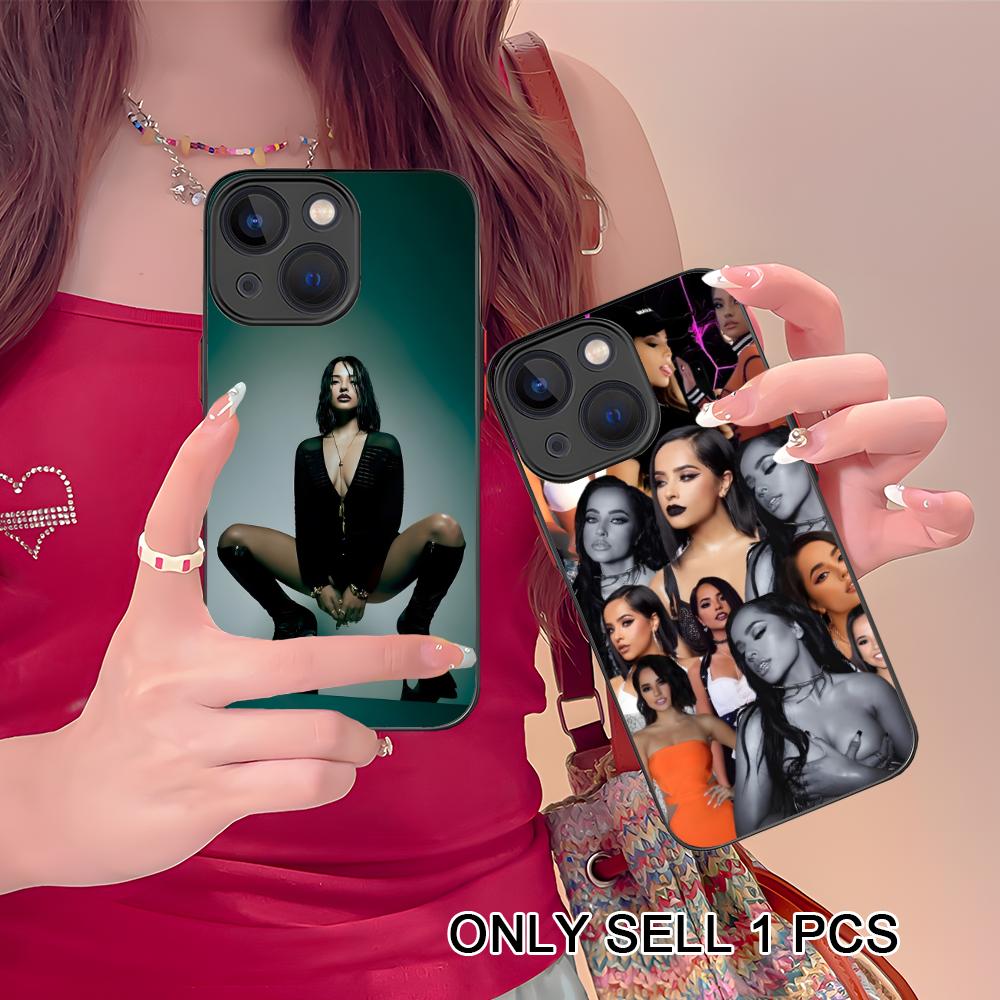 Модный силиконовый чехол для мобильного телефона Becky G для iPhone 17 16 15 14 13 12 11 X XR XS Air Pro Max Plus Mini Цветная крышка